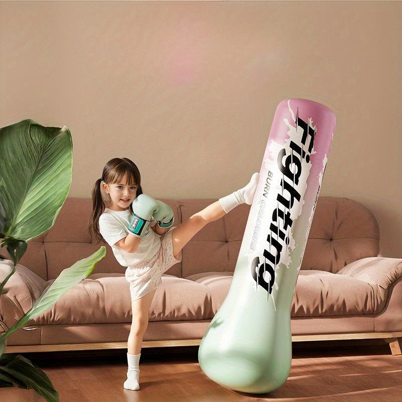Temu Circre Qi 1.2m thickened PVC boxing punching bag for training and fitness workouts.