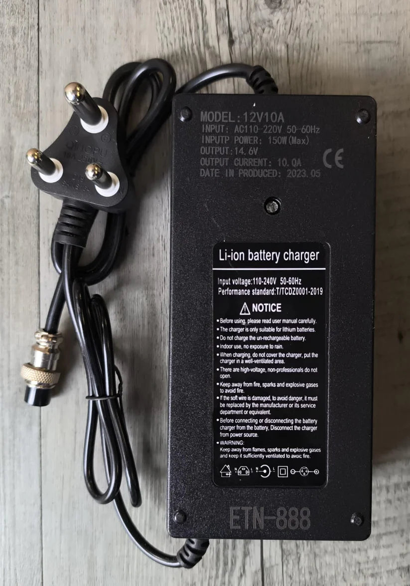 ETN-888 14.6v DC 10Amp 150watt Intelligent Lithium Battery Charger for Electric Scooters