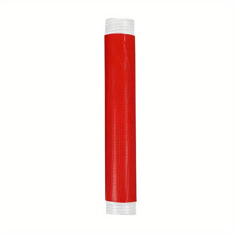 Temu silicone fishing rod grip with textured surface to prevent slipping and protect against electric shocks, shown on a fishing rod.