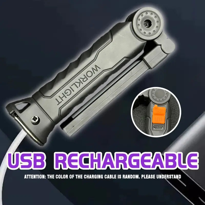 USB Rechargeable LED UV Flashlight