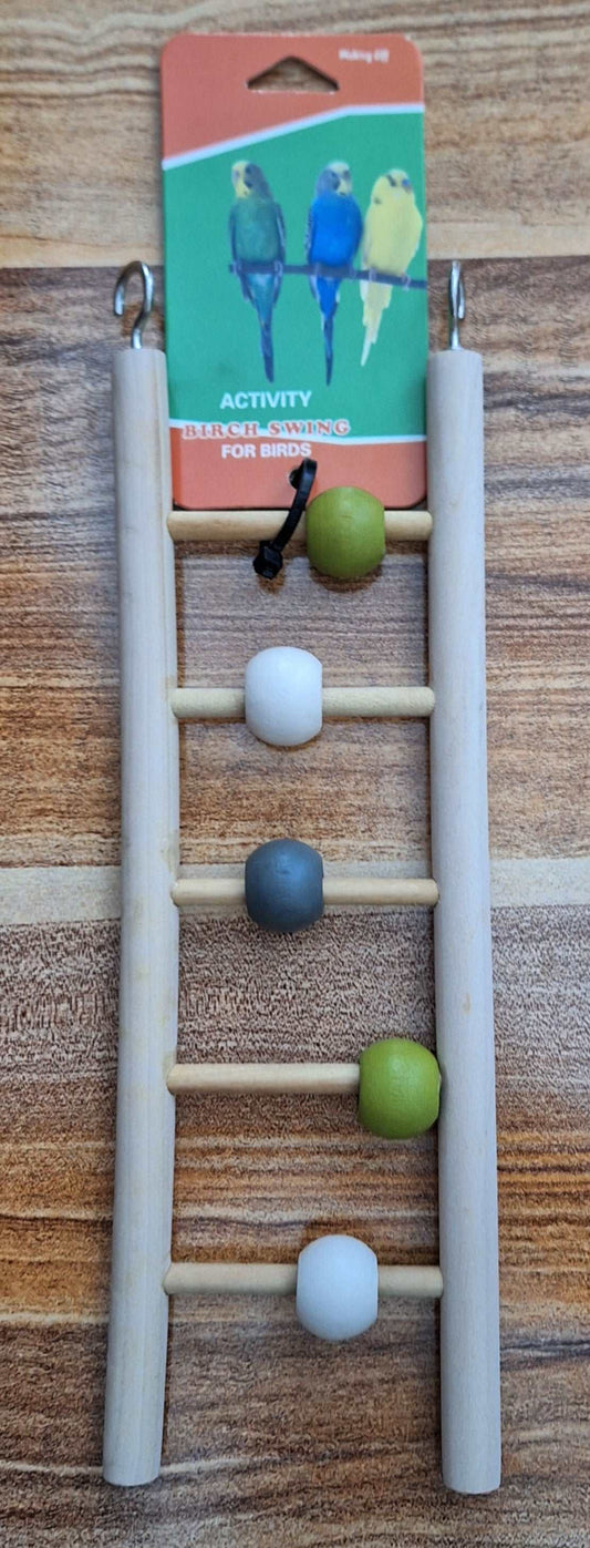 Ladder With Beads For Birds