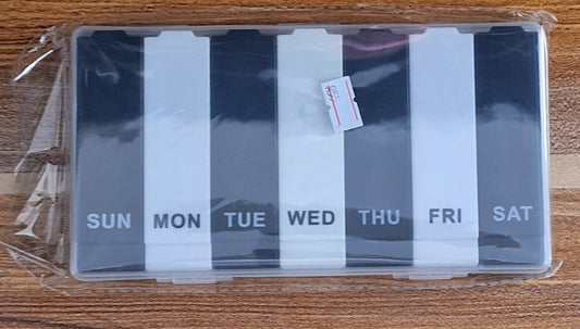Black & White Days of The Week Organiser