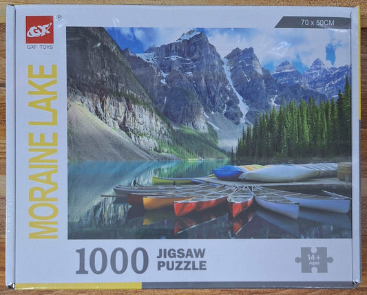 1000 Piece Jigsaw Moraine Lake Puzzle