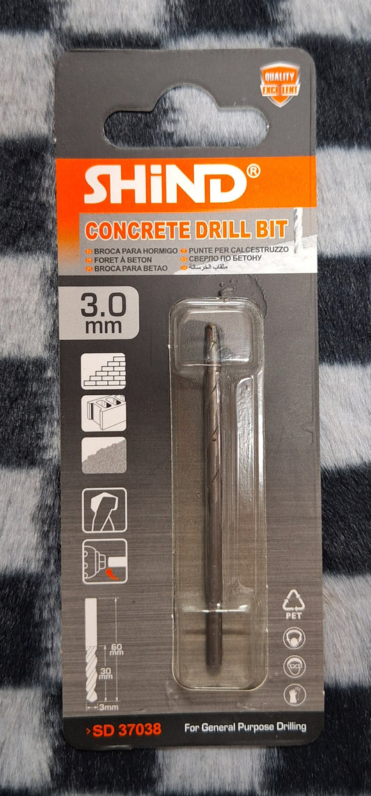 Shind Concrete Drill Bit - 3mm