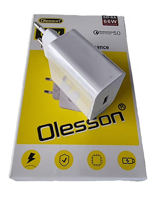 Olesson SD-6A 66W Super Fast Charger with QC5.0 USB Port