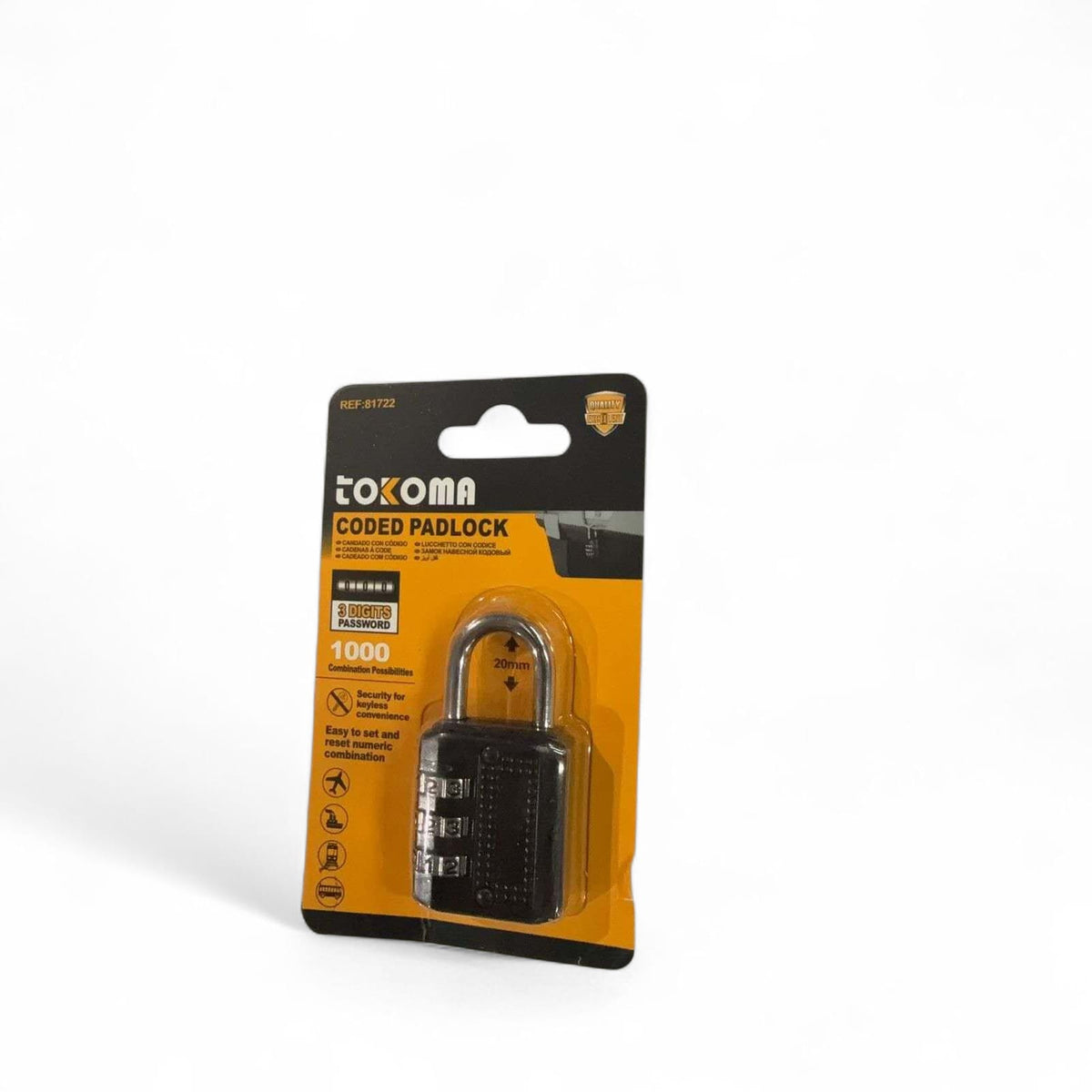 Tokoma High Quality Coded Padlock | Tokoma - Little Tokyo SA