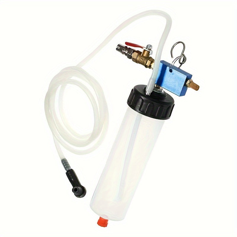 Temu EAFC Universal Auto Brake Fluid Change Kit with brake fluid, hoses, and tools for vehicle brake system maintenance.
