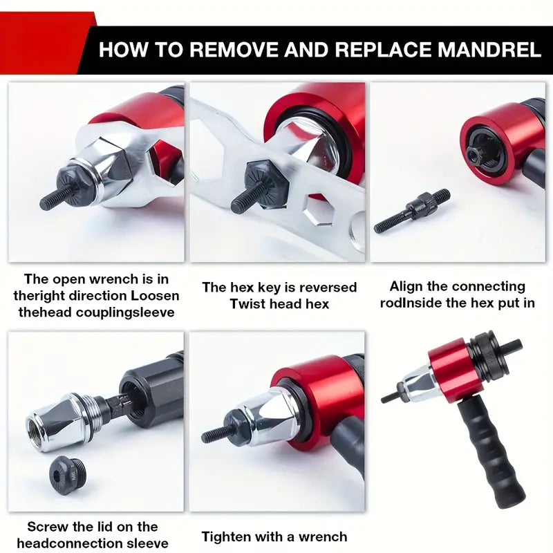 Manual Rivet Nut Gun Kit
