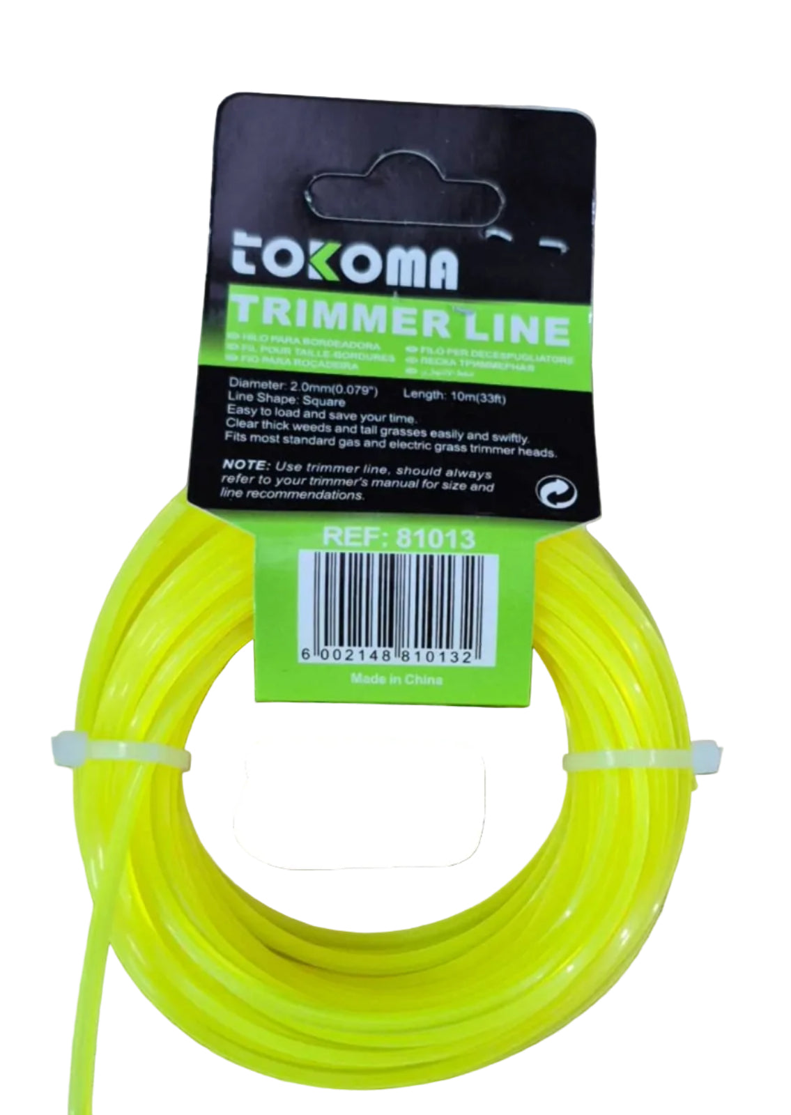 Tokoma High Quality 10M Trimmer Line - Little Tokyo SA