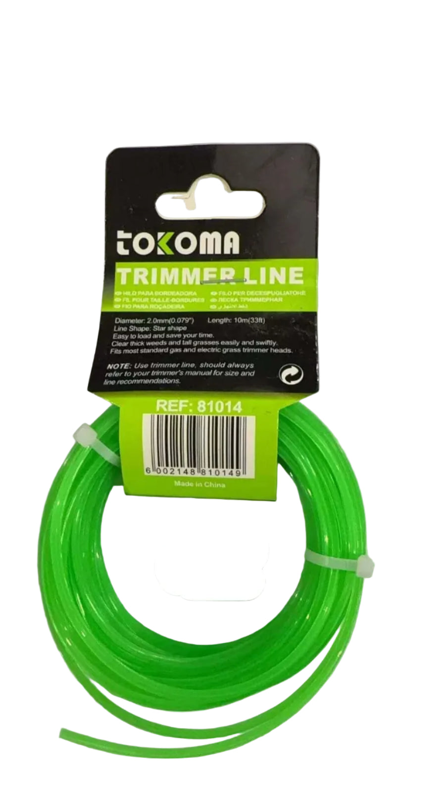 Tokoma High Quality 10M Trimmer Line - Little Tokyo SA