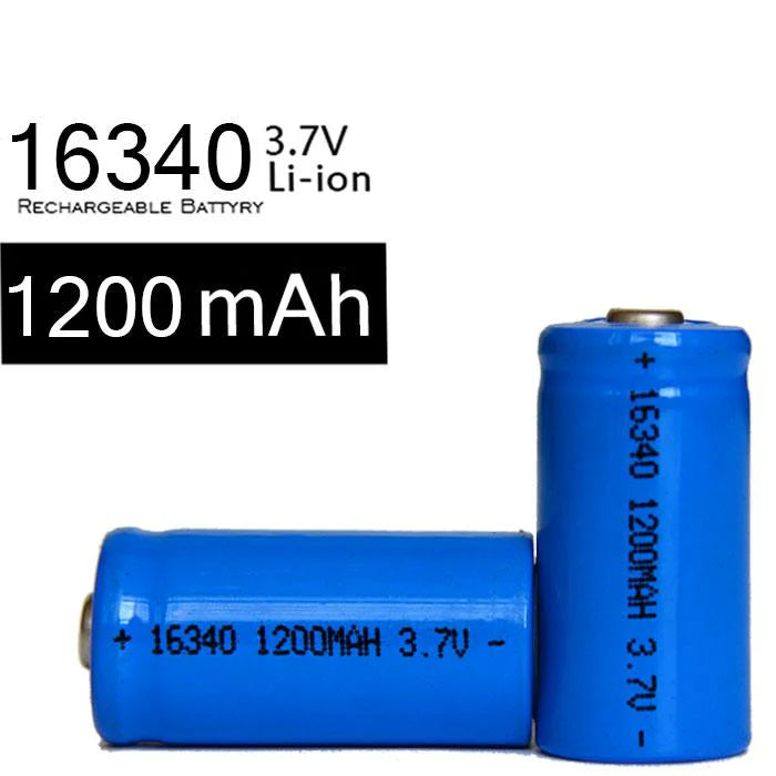 1 pc 16340 1200mah 3.7V Lithium Battery