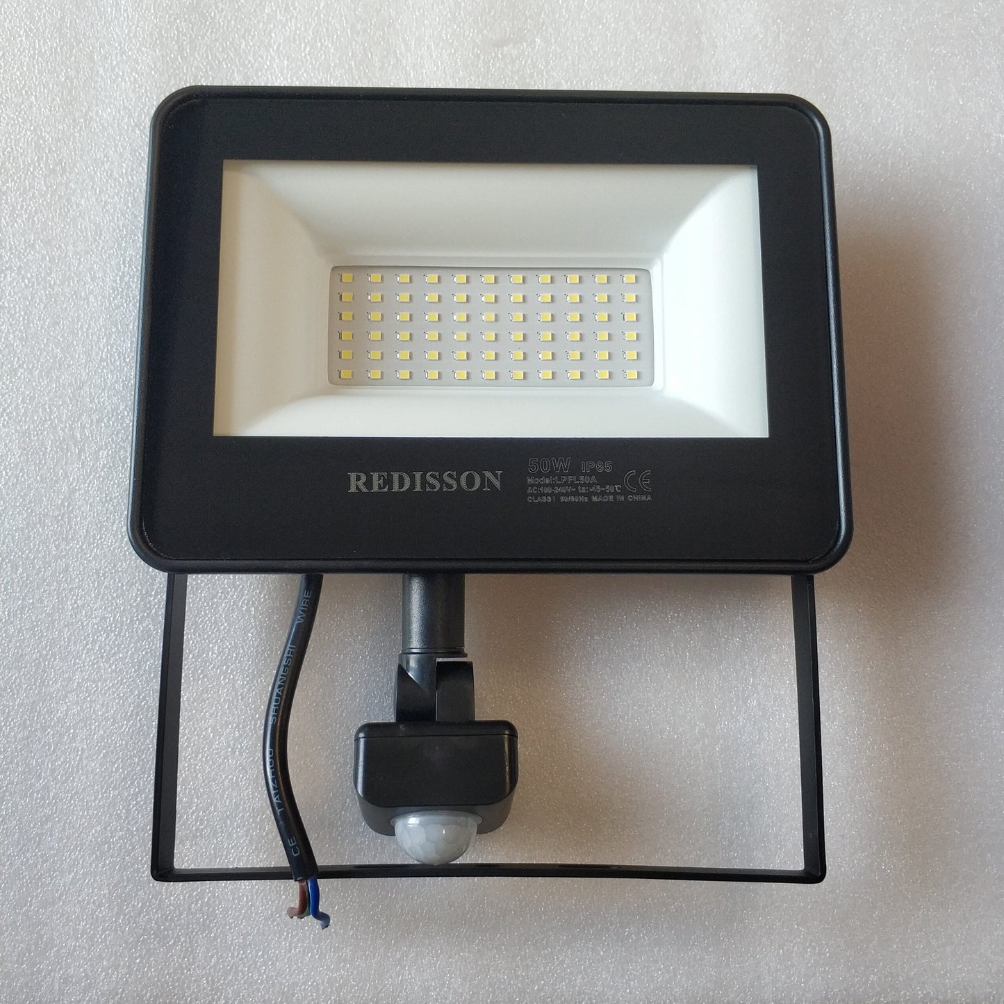 Redisson 50Watt Motion Sensing 220v AC Outdoor LED Flood Light - Electromann SA