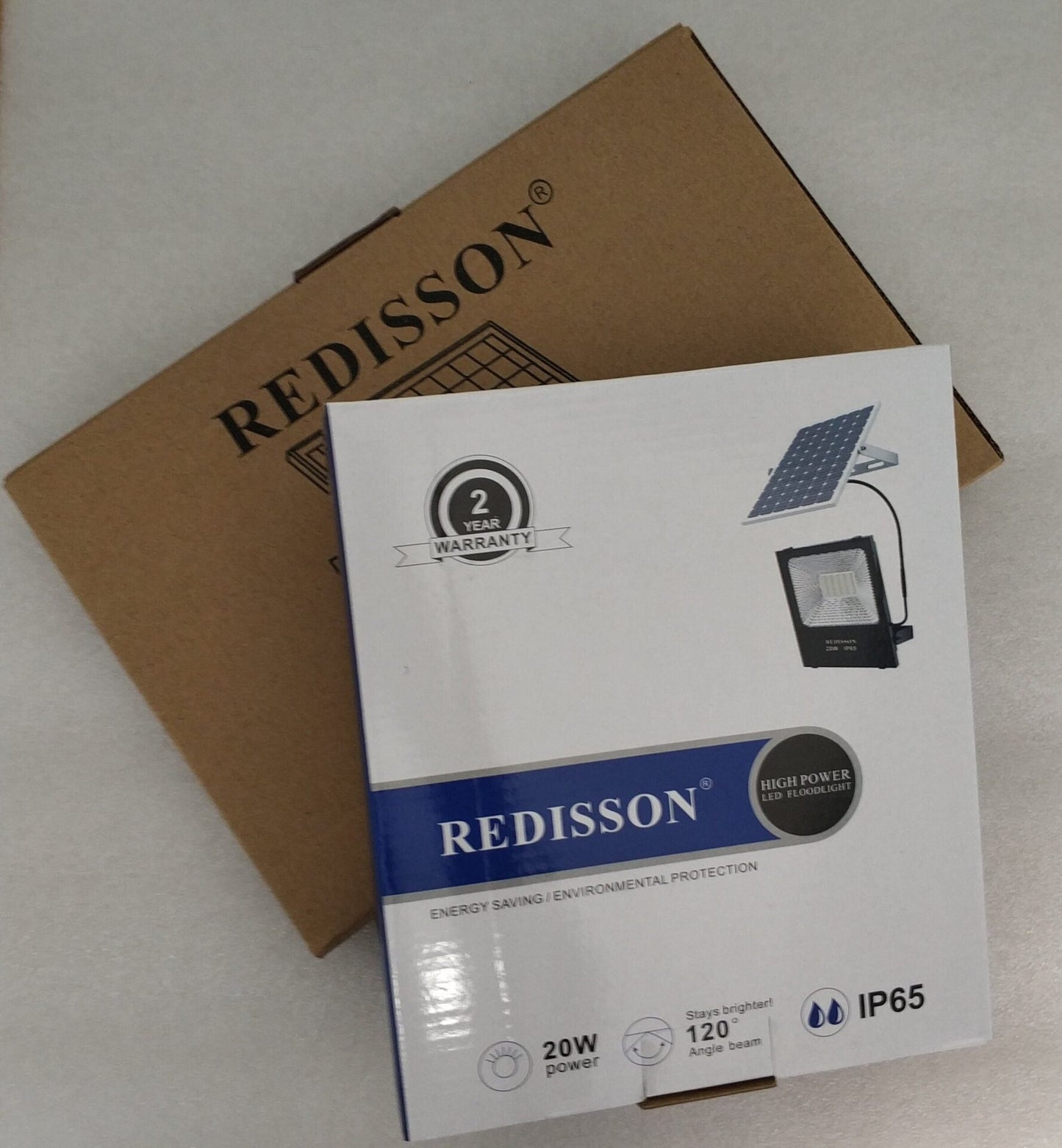 Redisson 20Watt *High Quality* SOLAR Outdoor LED Flood Light - Electromann SA