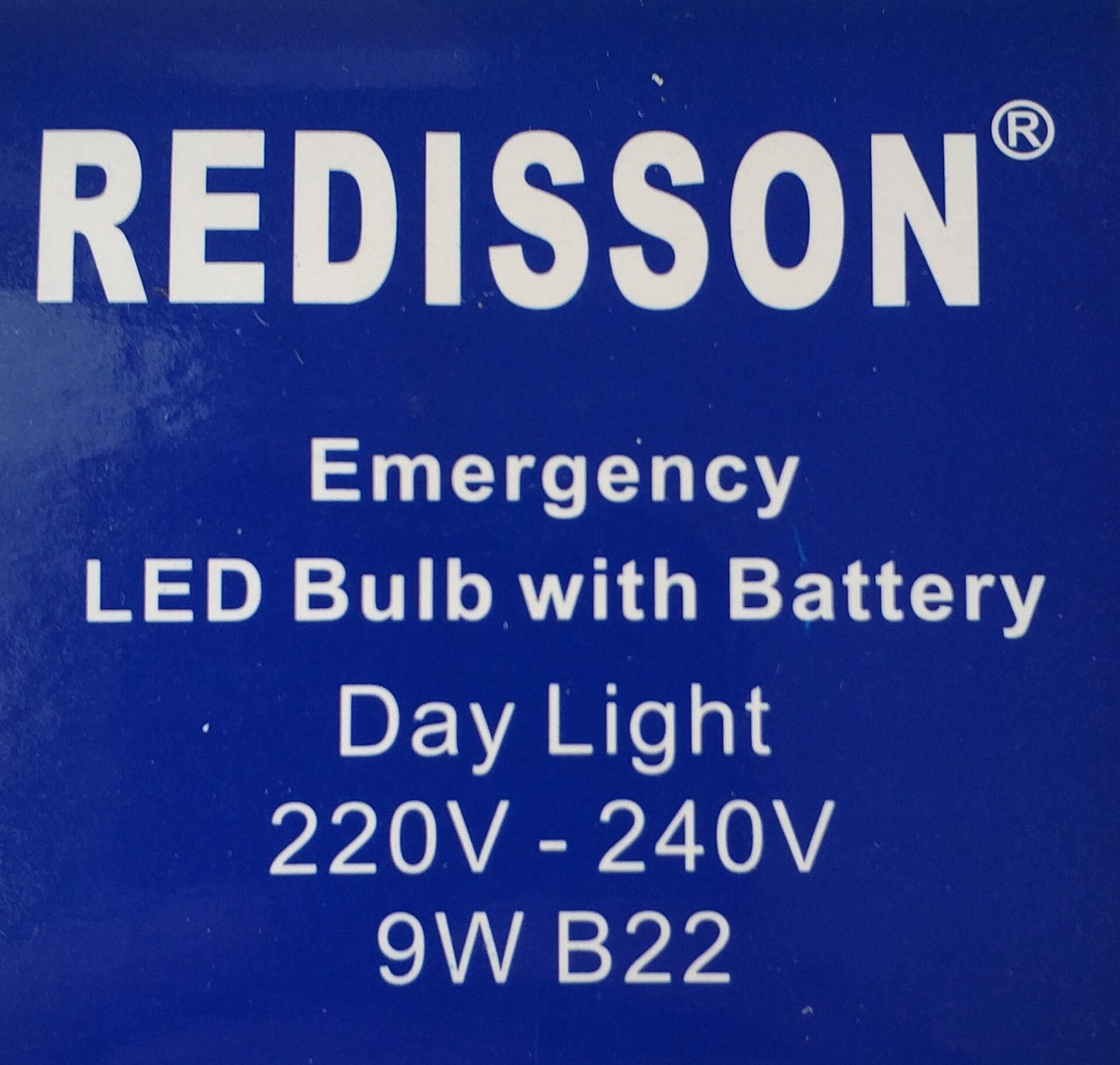 REDISSON 9 watt B22 Super Bright Smart Rechargeable Emergency LED bulb - Electromann SA