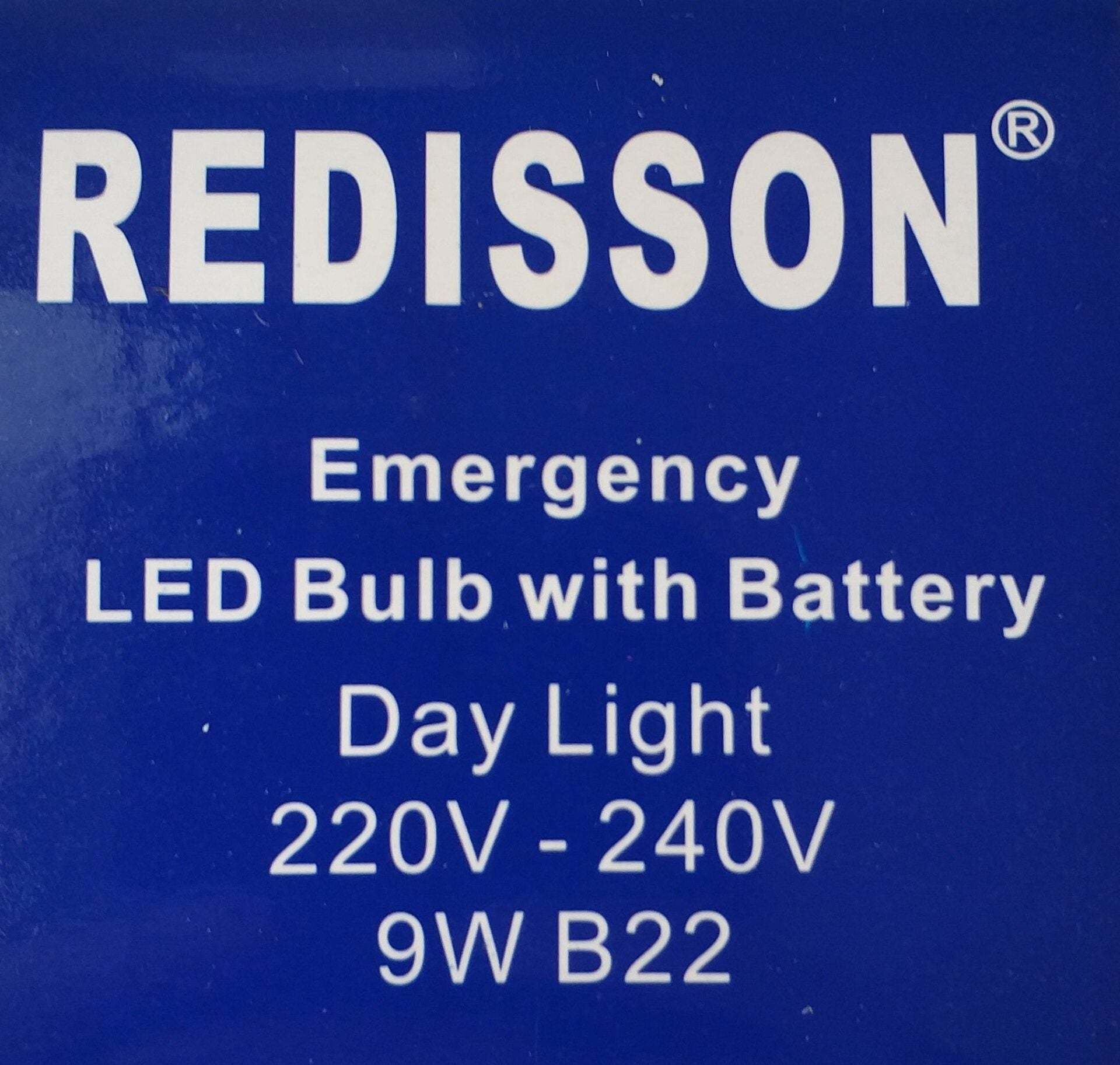 REDISSON 9 watt B22 Super Bright Smart Rechargeable Emergency LED bulb - Electromann SA