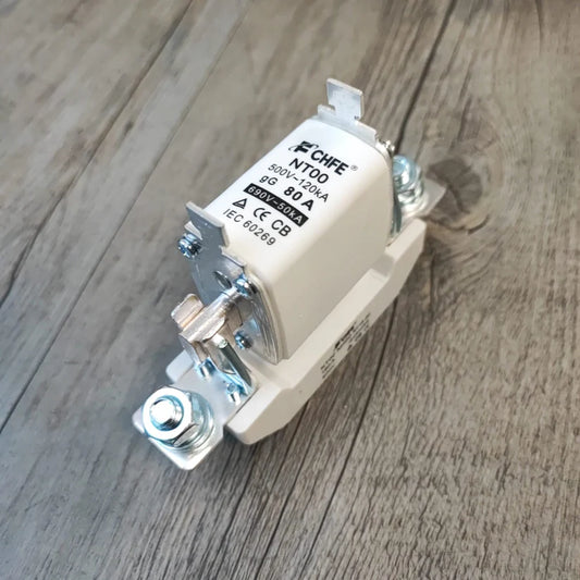 80Amp 1000v Ceramic Fuse + Holder