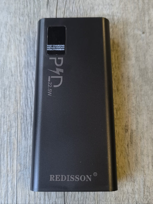 Redisson 20000mAh 22.5Watt PD Fast Charge Portable Power Bank - Electromann SA