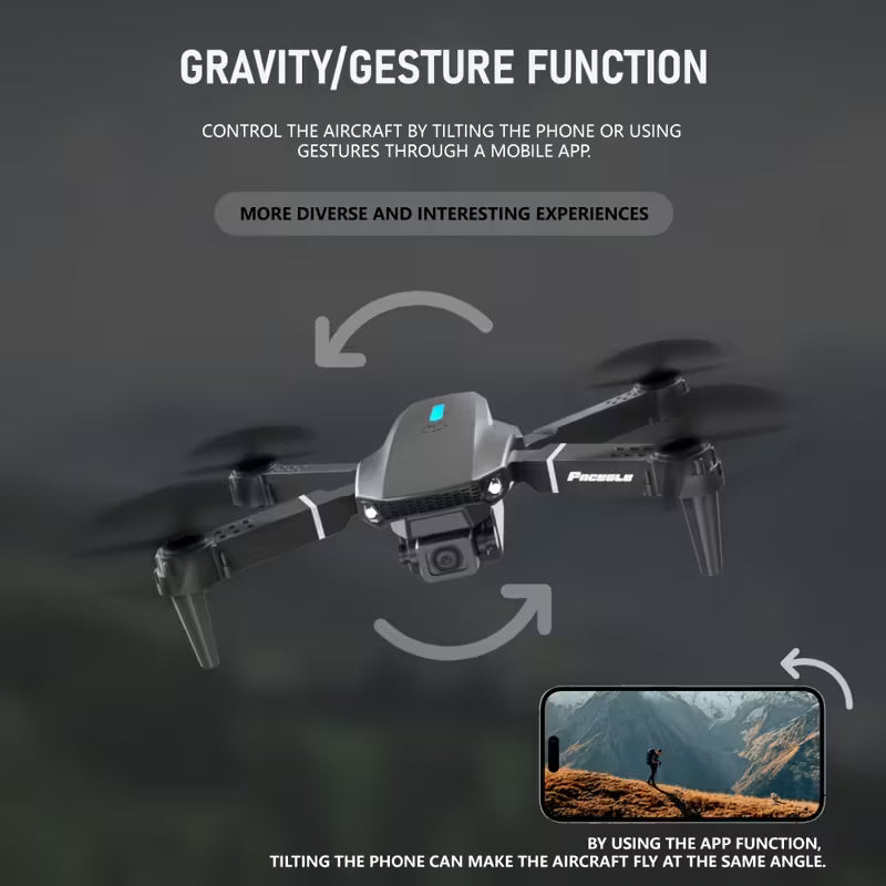 FACEGLE E88 Nova Optical Flow Drone - 360° Spinning, Foldable Wings
