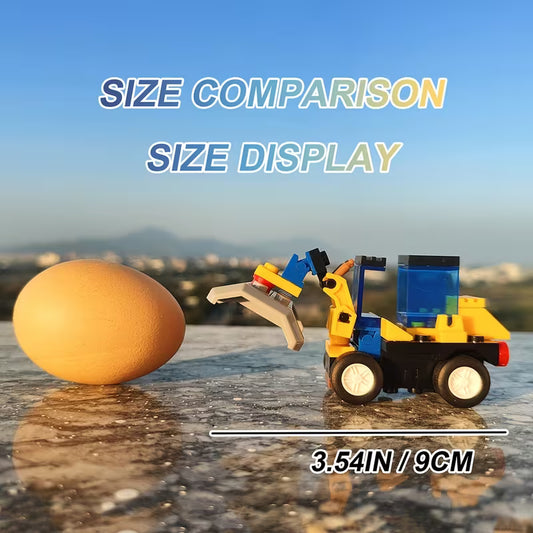 2 IN 1 Pullback Engineering Series Building Blocks