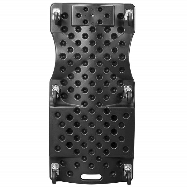 ET vehicle repair laying board with wheels, 1 meter length, durable metal surface for car maintenance and repairs.