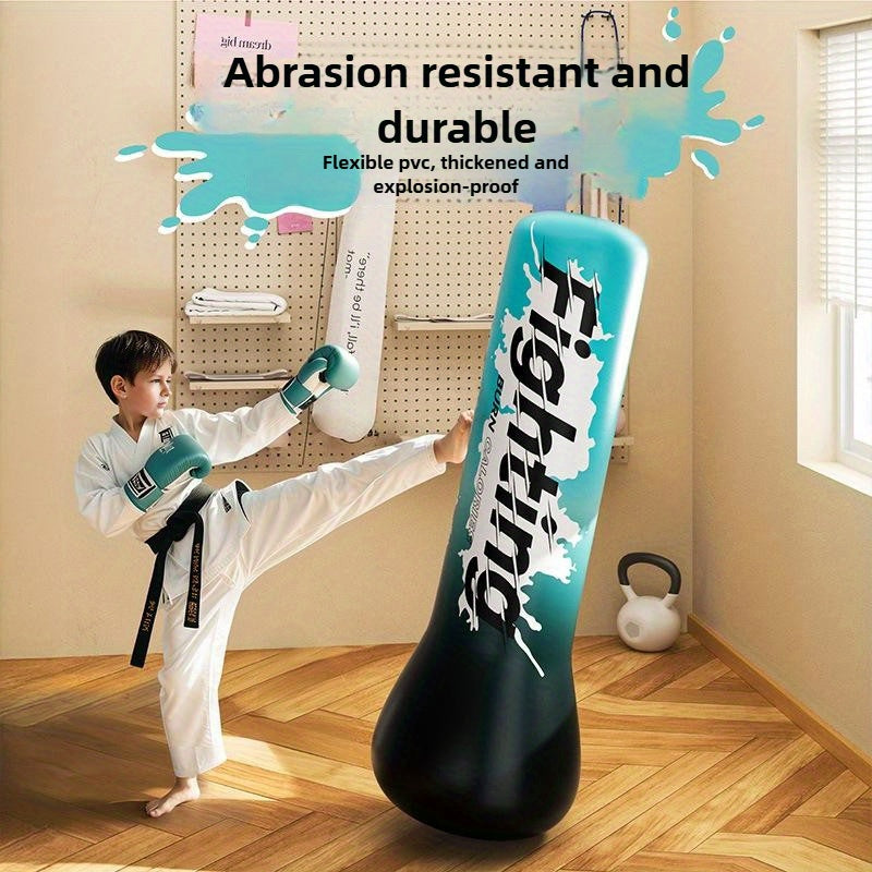 Temu Circre Qi 1.2m thickened PVC boxing punching bag hanging for training and fitness workouts.