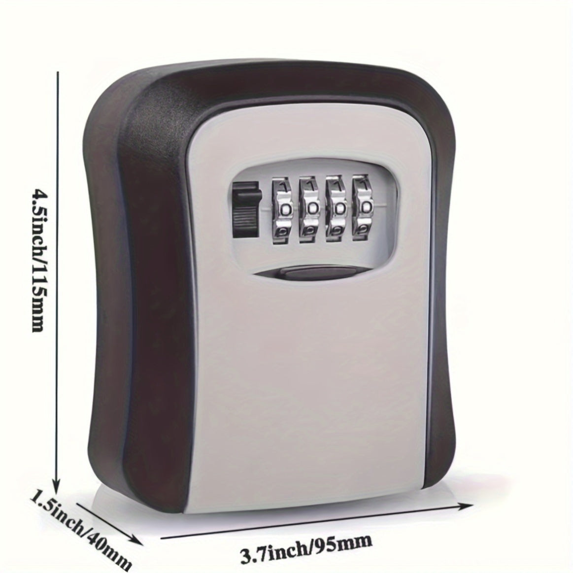 Temu Ultra-Secure Safety Key Box with sturdy lock and key storage compartment, designed for secure key organization.