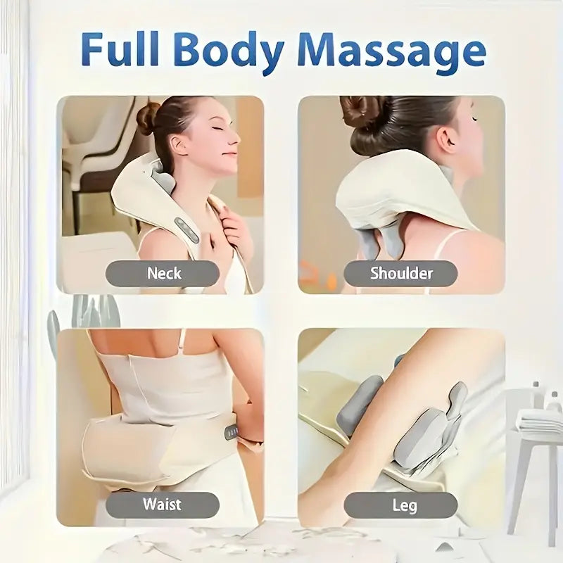 26W Multifunctional Heating Massage Shawl