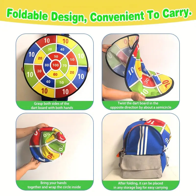 73.66cm Large Dartboard Set for Youngsters