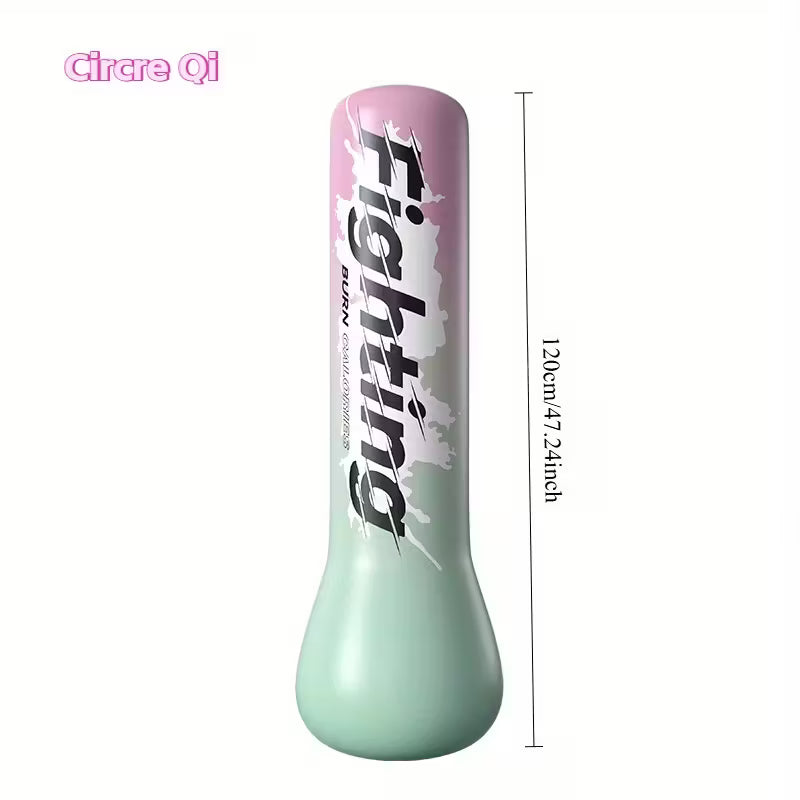 Temu Circre Qi 1.2m thickened PVC boxing punching bag hanging for training and workout sessions.