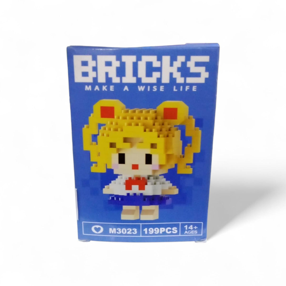 ET Constructable Bricks cartoon character Blondie, colorful building blocks for creative construction and play.