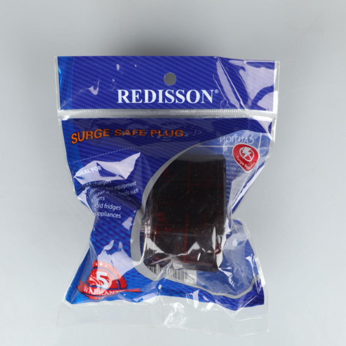 Redisson M-10S 16Amp 250v AC Surge Protected and Wiring Check 3Pin Wall Plug - Electromann SA