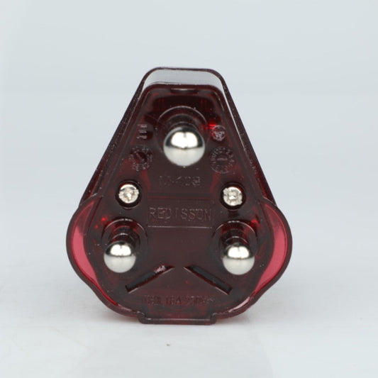 Redisson M-10S 16Amp 250v AC Surge Protected and Wiring Check 3Pin Wall Plug - Electromann SA