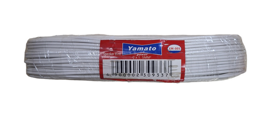 Yamato White Speaker Wire - 2x1.5mm² Approximately 90 meters