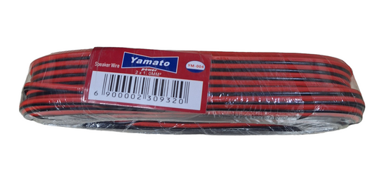 Yamato Red & Black Speaker Wire - 2x1.0mm² Approximately 90 meters