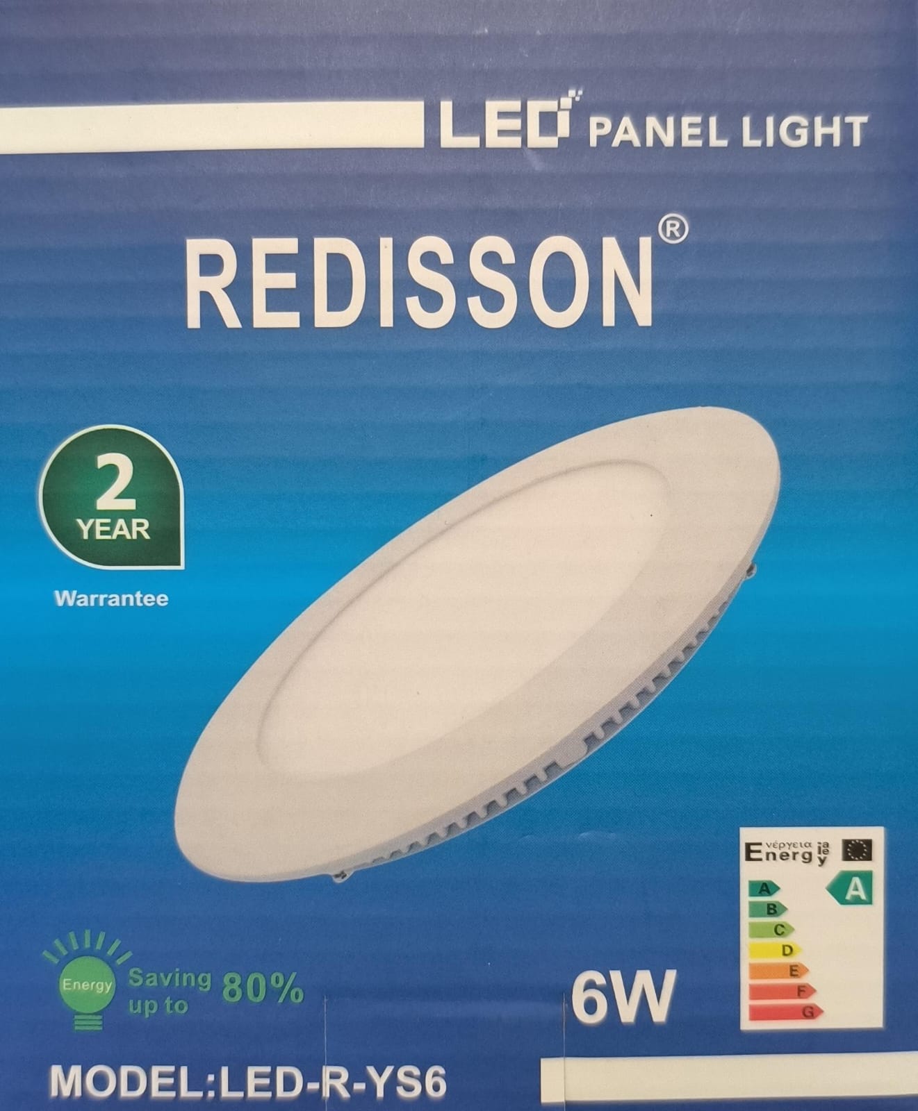 REDISSON 6Watt 250v AC 6500K Cool White LED Flush Mount Downlight - Electromann SA