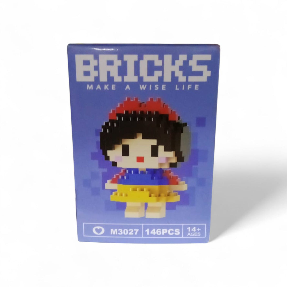 ET Constructable Bricks featuring Snow White cartoon character, colorful building blocks for creative play and assembly.