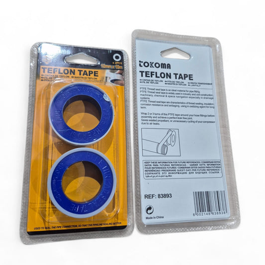 Tokoma 2pcs 12mm x 10m Thread Sealing Teflon Tape