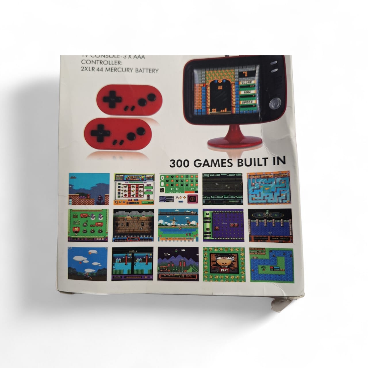 Retro 8-bit Mini TV Console With Color Screen, Controllers & 300 Built-in Games