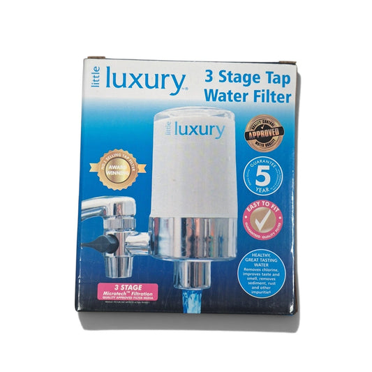 little luxury 3 Stage Tap Water Filter System - Incl 1 Filter Cartridge