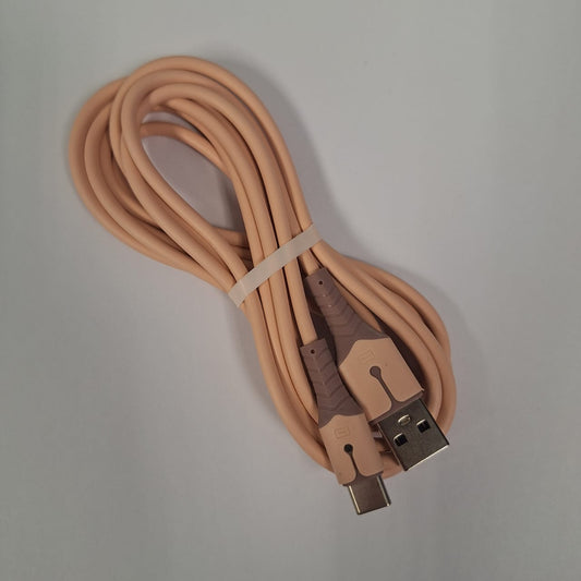 2 Meter USB Type-C Liquid Soft Gel Data and Charge Cable
