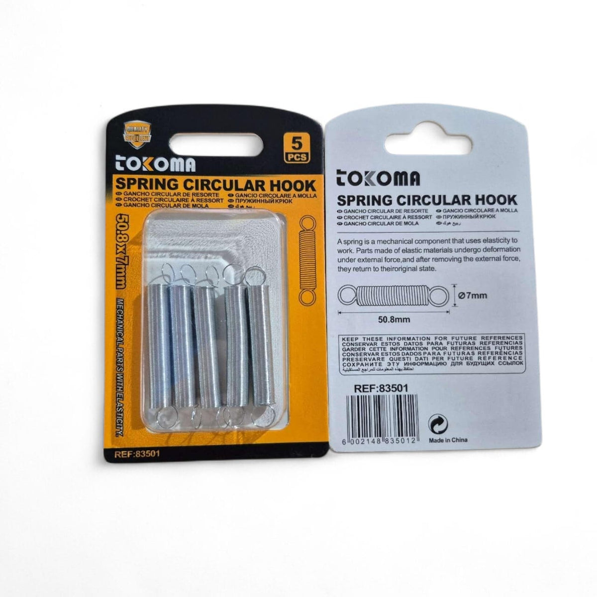Tokoma High Quality Spring with Circular Hook | Tokoma - Little Tokyo SA