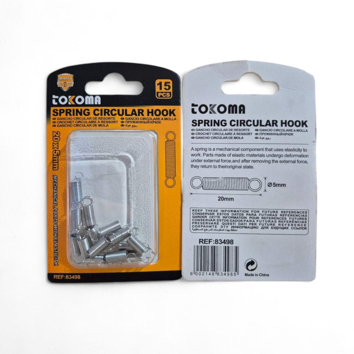 Tokoma High Quality Spring with Circular Hook | Tokoma - Little Tokyo SA