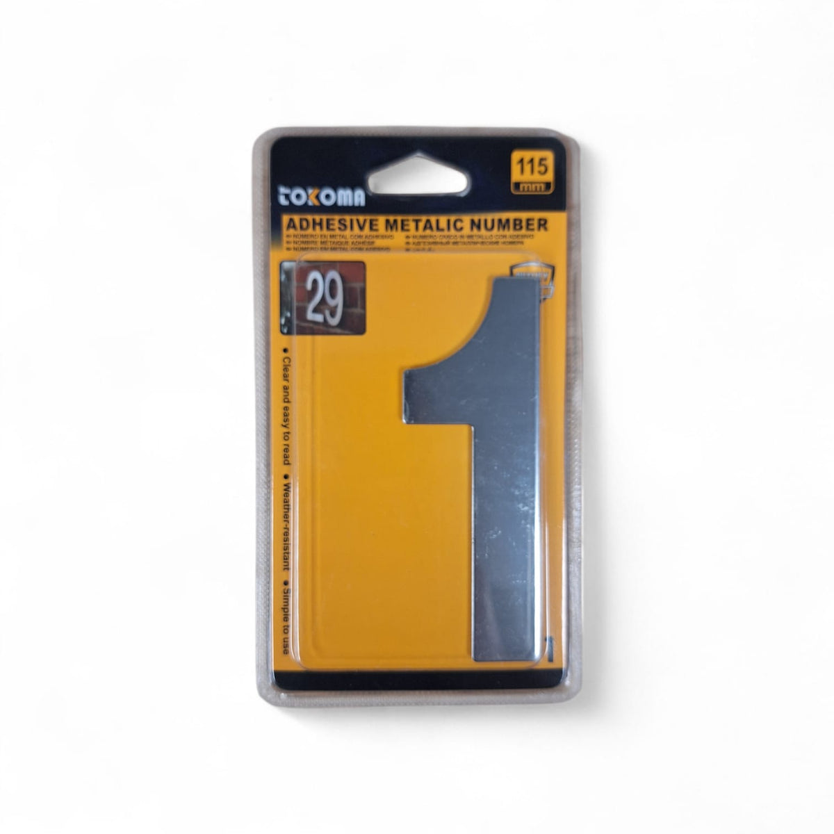 Tokoma High Quality Adhesive Metallic Numbers | Tokoma - Little Tokyo SA