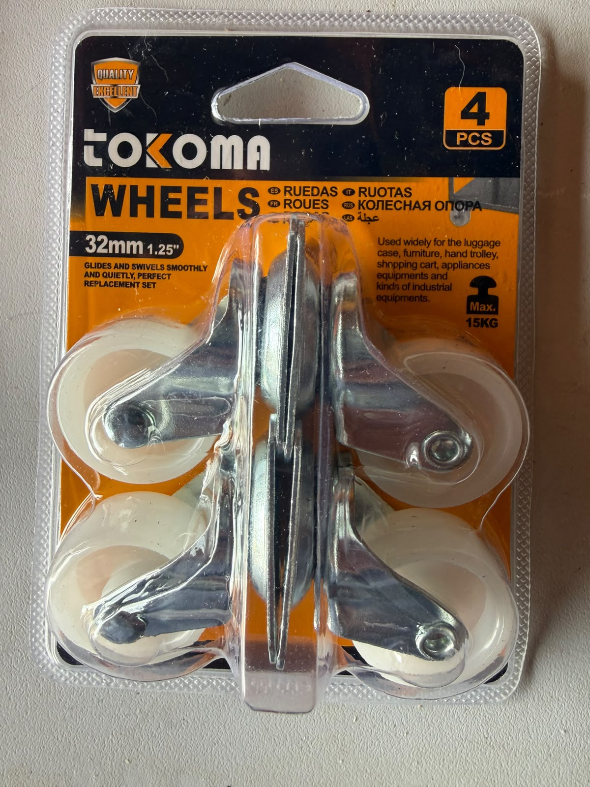 Tokoma Heavy Duty Caster Wheel