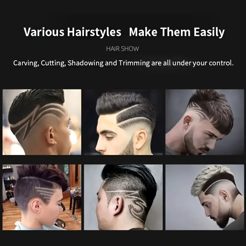 Professional Hair Clippers Set for Men