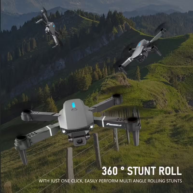 FACEGLE E88 Nova Optical Flow Drone - 360° Spinning, Foldable Wings