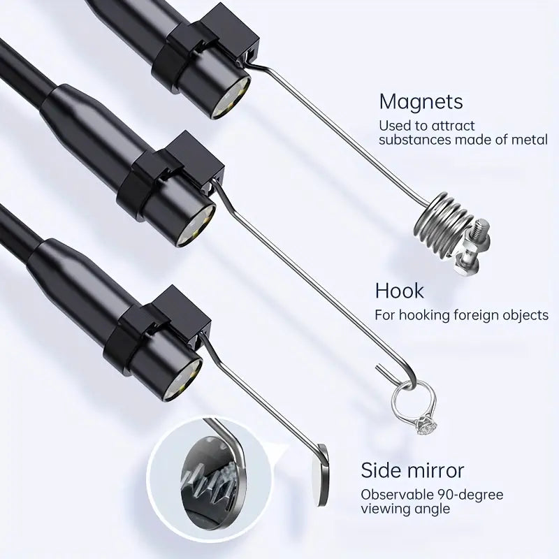 INSKAM High-definition 1Meter Digital Endoscope Industrial Endoscope 8mm Inspection Camera
