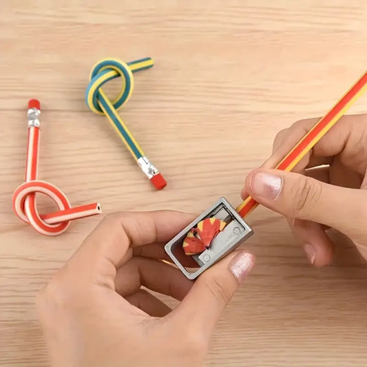 20pcs Flexible Pencils: Soft Novelty Pencil with Eraser - Little Tokyo SA