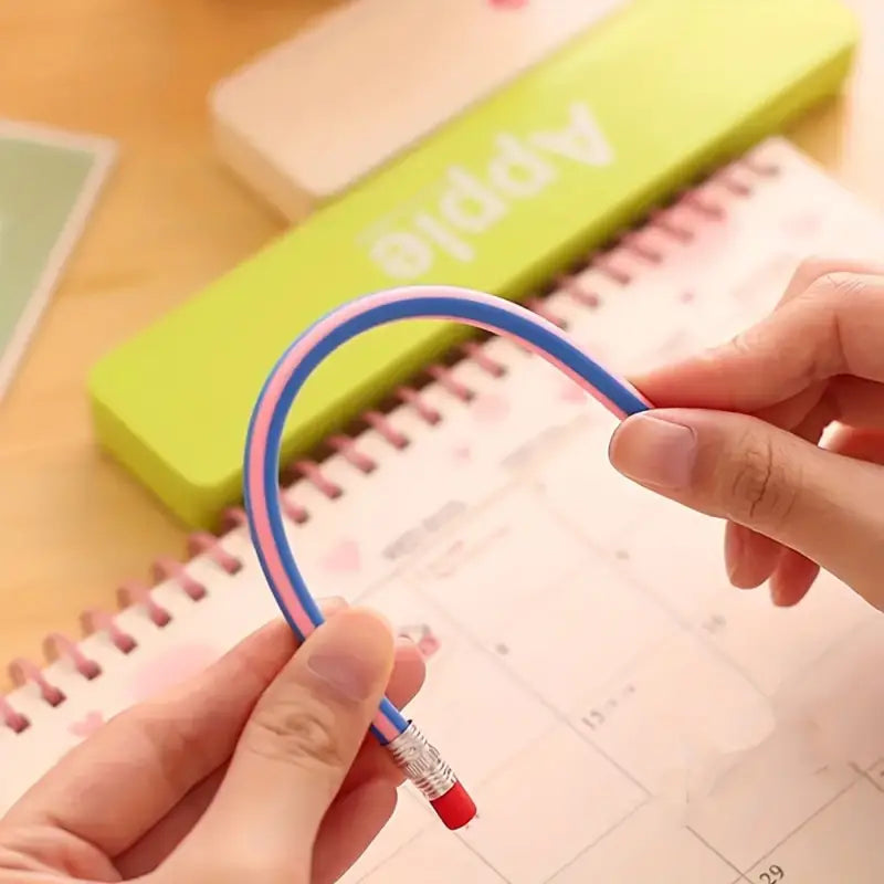 20pcs Flexible Pencils: Soft Novelty Pencil with Eraser - Little Tokyo SA