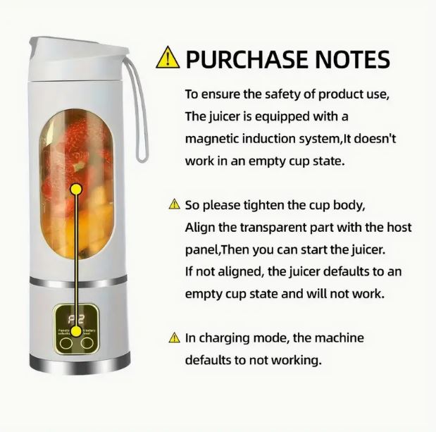 USB Rechargeable Portable Juicer/Mini Blender/Mini Ice Crusher - Little Tokyo SA